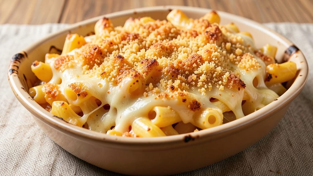 Baked Macaroni and Cheese Recipe Velveeta Bread Crumbs: Crispy-Topped Pull-Apart Magic