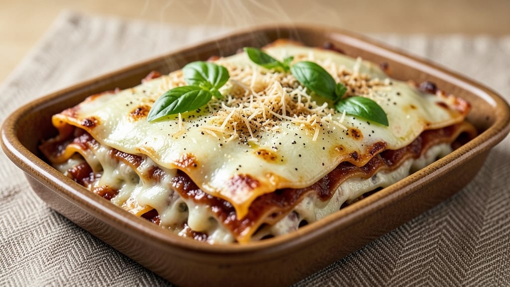 Authentic Italian Cheese Lasagna Recipe: Layered Tradition With Crispy Top and Gooey Centers
