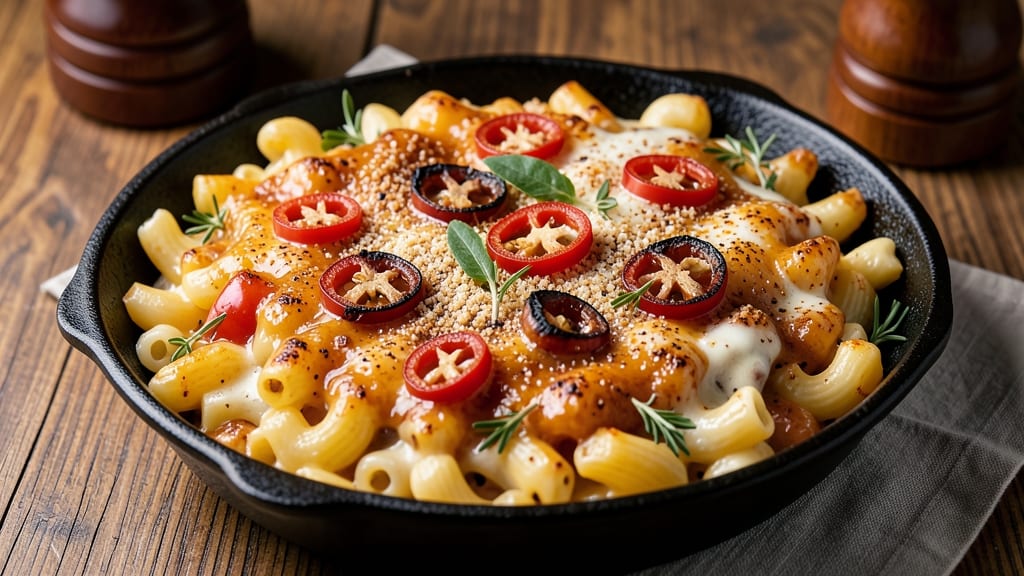 Baked Jalapeño Mac and Cheese Recipe: Spicy Heat Meets Crispy Top Magic