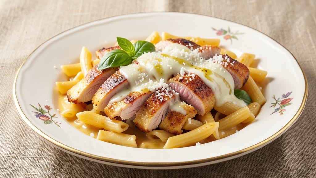 Applebee's Three Cheese Chicken Penne Copycat Recipe: Crispy-Topped Cheese Rivers You'll Crave