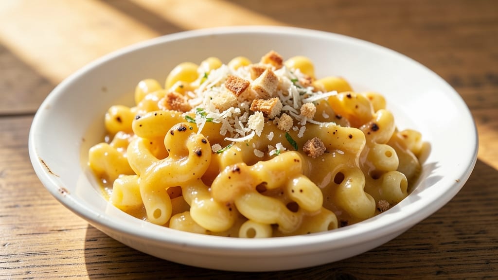 Bahama Breeze Macaroni and Cheese Recipe: Tropical Twist With Crispy Top Magic