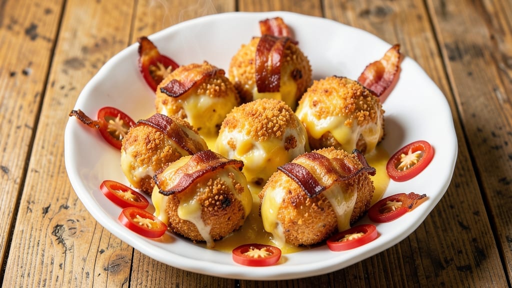 Air Fryer Jalapeño Poppers and Cheese Balls Recipe: Spicy Crispy Bites with Creamy Pull-Apart Cores
