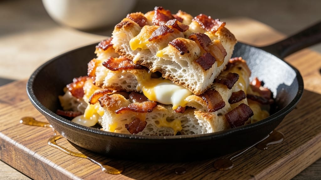 Bacon, Egg, and Cheese Monkey Bread Recipe: Breakfast Casserole With Crispy Pull-Apart Magic