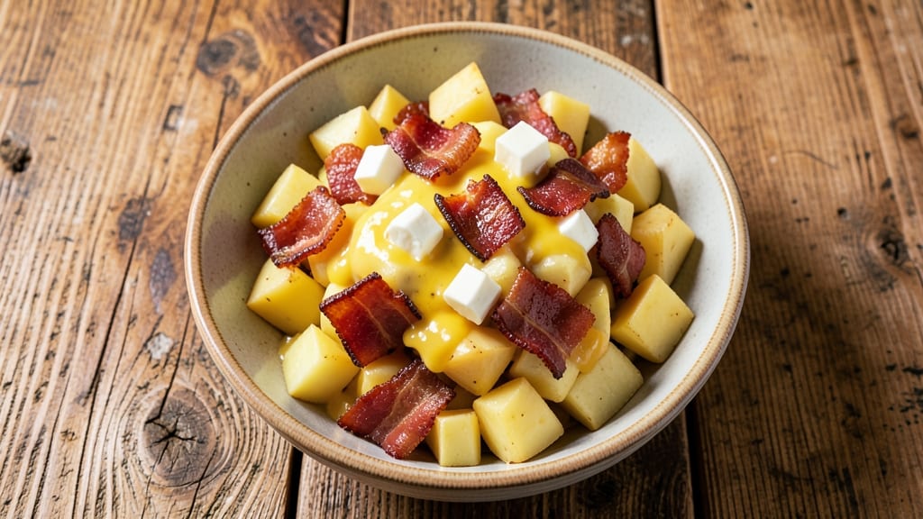 Bacon Cheese Potato Salad Recipe: Smoky Crispy Bites With Creamy Pull-Apart Magic