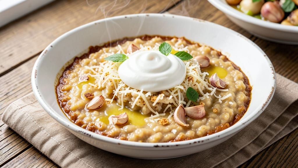 Asiago Cheese Grits Recipe: Crispy Top, Melty Streaks in One Pan