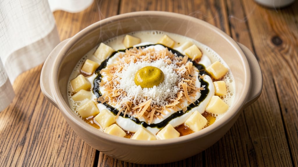 Baked Cheese Fondue Recipe: Triple-Cheese Fusion With Crispy Breadcrumb Crown