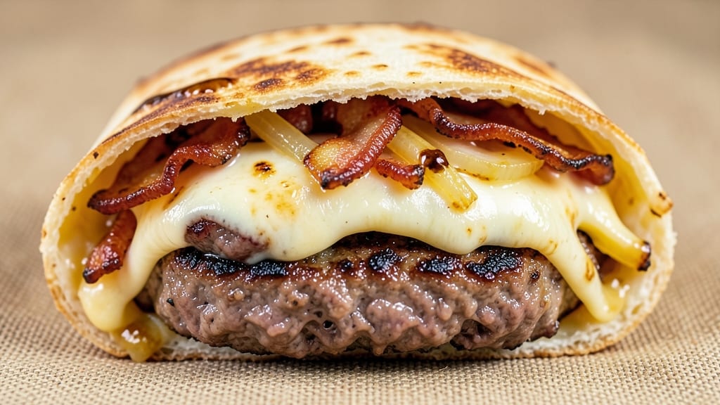 Bacon Mac and Cheese Burger Wraps Recipe: Smoky Crispy Bites With Gooey Cheese Pulls