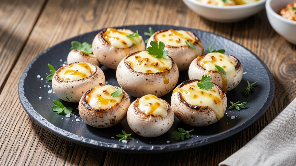 Alouette Cheese Stuffed Mushrooms Recipe: Golden-Crusted Elegance in One Bite