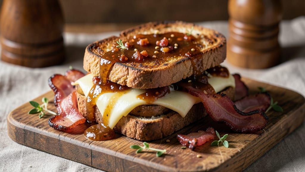 Bacon Jam Grilled Cheese Recipe: Smoky-Sweet Crunch With Gooey Pull-Apart Layers