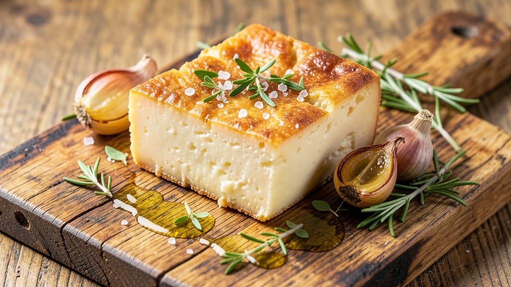 Ancient Cheese Recipes: Roman-Style Garlic and Herb Baked Delight