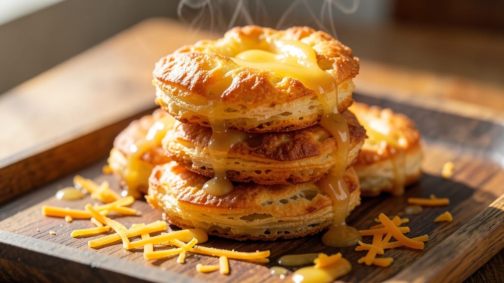 Bavarian Inn Potato Cheese Puffs Recipe: Crispy Crusts With Pull-Apart Cheese Rivers