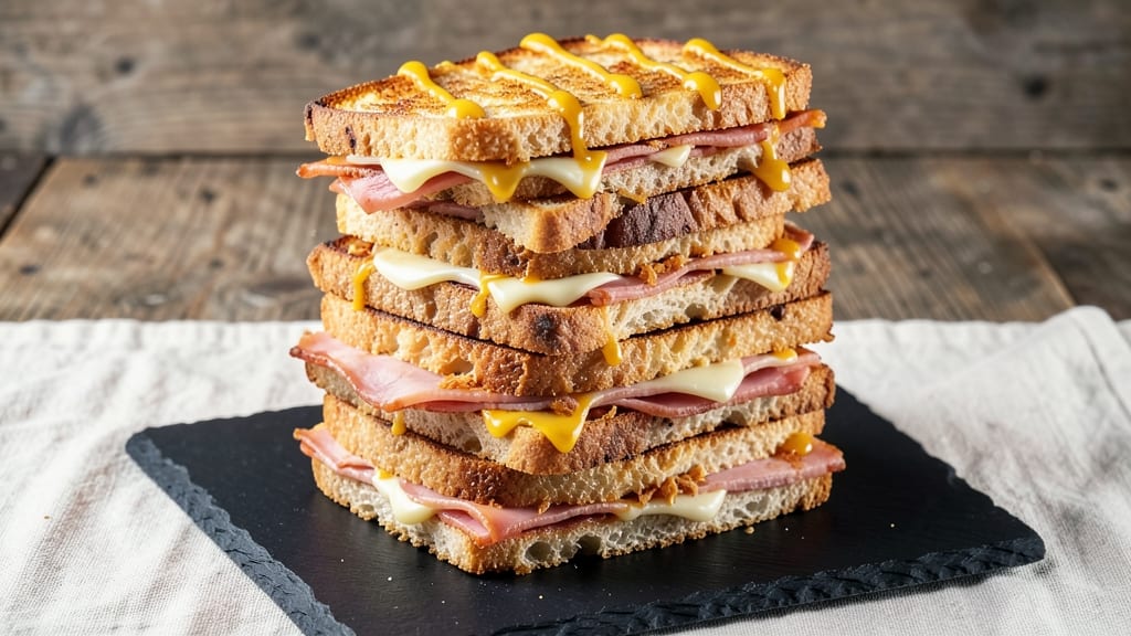Baked Ham and Cheese Party Sandwiches Recipe: Crispy Top, Gooey Pull-Apart Crowd-Pleaser