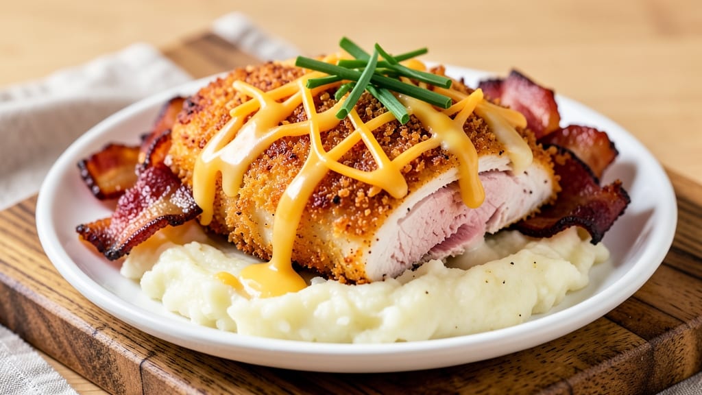 Bacon and Cheese Chicken Breast Recipe: Crispy-Crusted, Juicy-Centered Bites