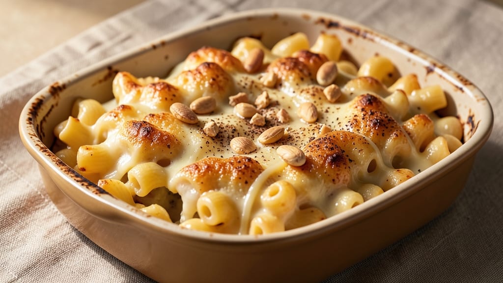 Baked Macaroni and Cheese Recipe Without Milk: Dairy-Free Crispy Top Magic