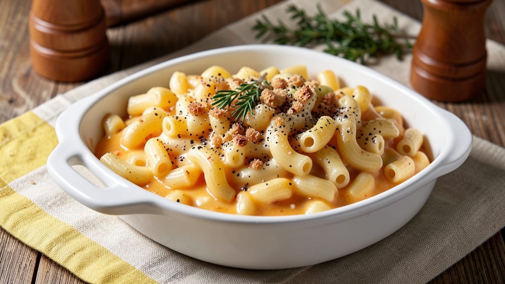 Barilla Elbow Macaroni and Cheese Recipe: Crispy Breadcrumbs Meet Melty Cheese Rivers