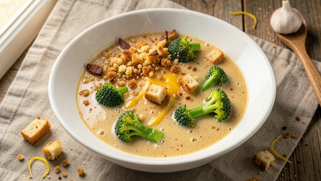 Atlanta Bread Company Broccoli Cheese Soup Recipe: Cheesy Crunch Top With Buttery Breadcrumbs