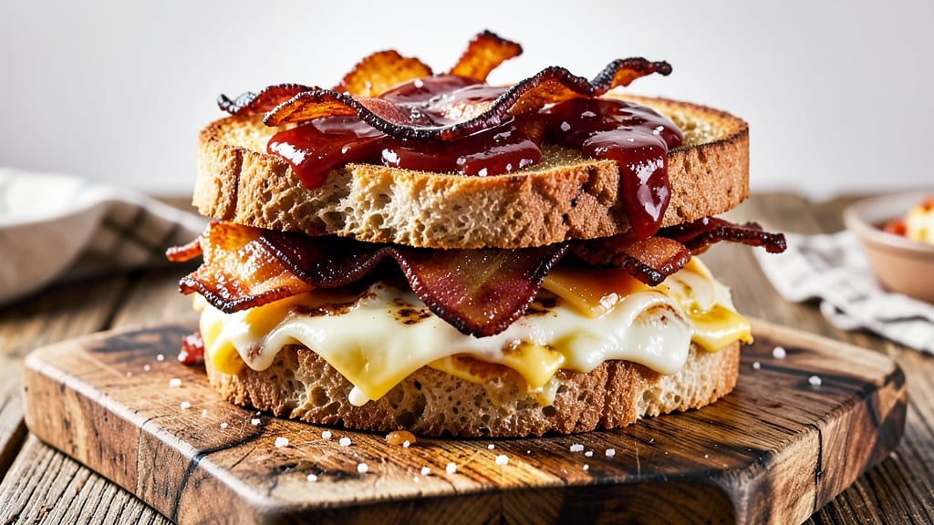 BBQ Grilled Cheese Sandwich Recipe: Smoky-Sweet Crispy Crusts and Melty Centers