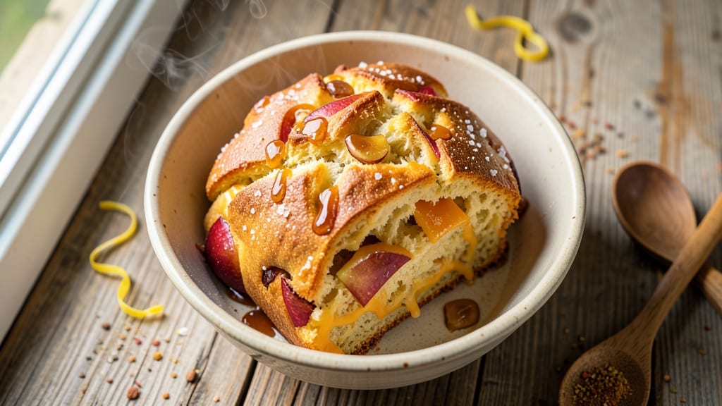 Apple Cheese Bread Recipe: Buttery Crust With Pull-Apart Cheese Rivers