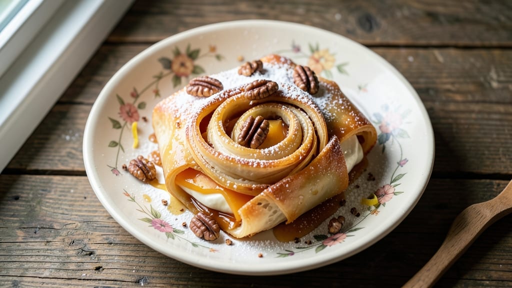 Austrian Cheese Strudel Recipe: Flaky Layers and Warm Vanilla-Cinnamon Filling