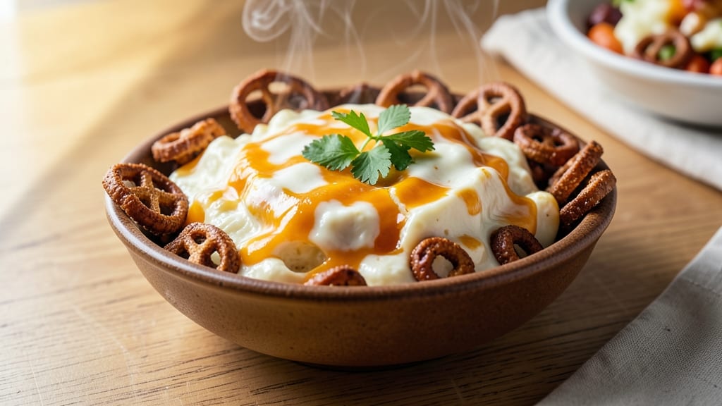 Applebees Pretzel Cheese Dip Recipe: Crunchy Pretzel Top With Gooey Cheddar Rivers