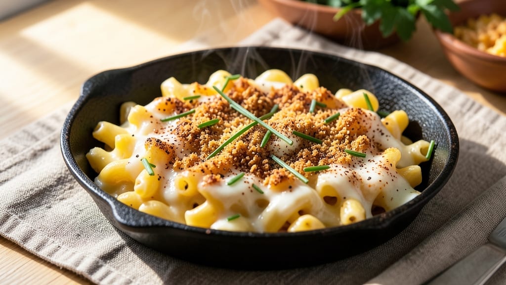 Angry Mac and Cheese Recipe: Crispy-Topped Cheese Rivers and Crunch
