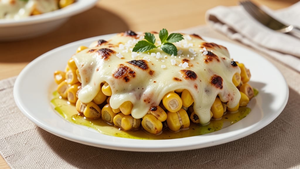 Baked Cheese Corn Recipe: Sweet Corn and Sharp Cheddar Baked to Golden Crunch