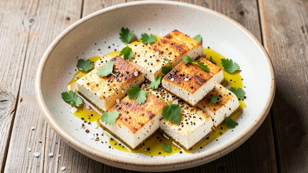 Arabic Cheese Recipe: Za'atar-Spiced Crust With Tangy Halloumi Rivers