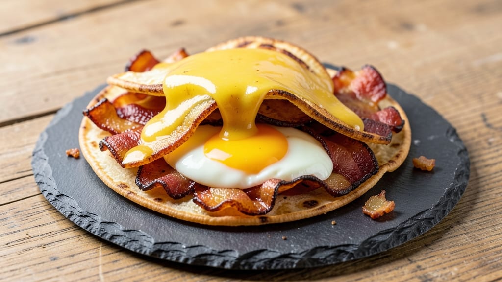 Bacon, Egg, and Cheese Pockets Recipe: Handheld Breakfast with Crispy Bacon Bites