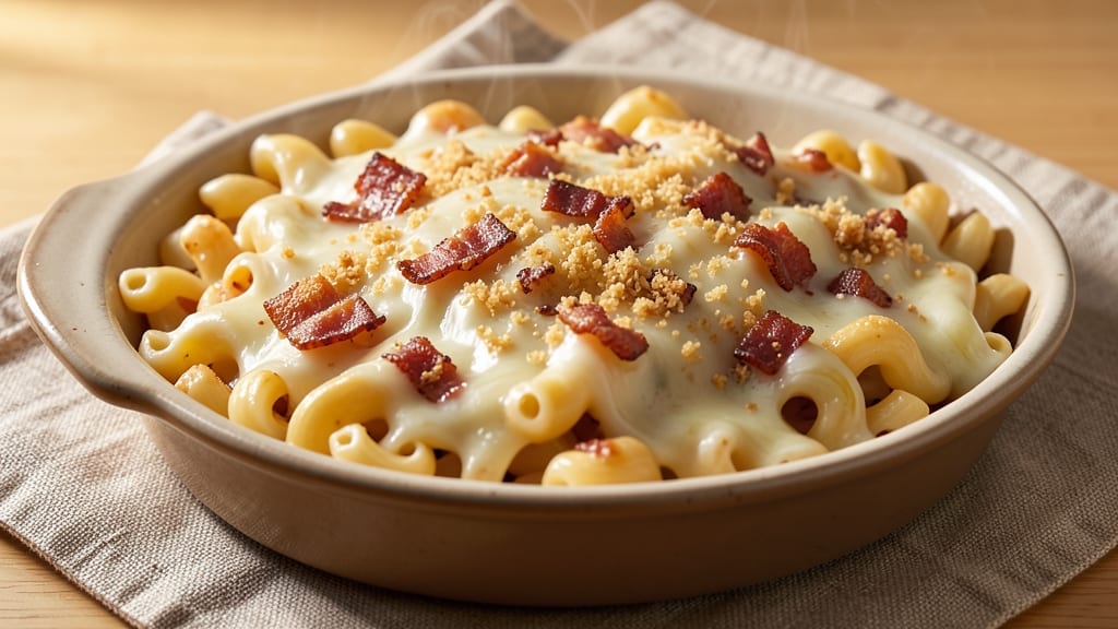 Arby's Loaded Mac and Cheese Recipe: Crispy Breadcrumb Crown Over Smoky Bacon Bites