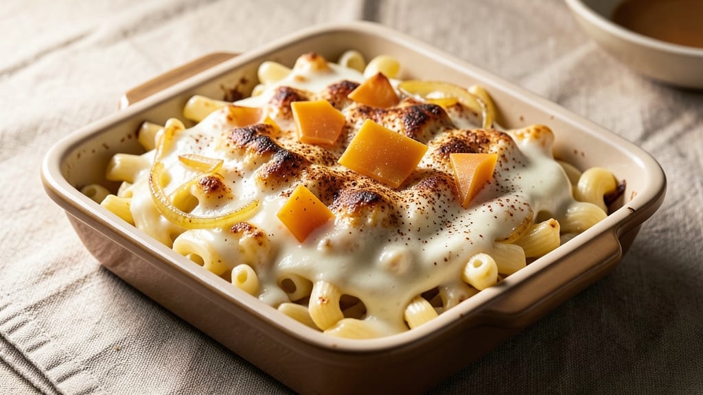 Baked Mac and Cheese Recipe Without Boiling Noodles: One-Pan Noodle-Free Creamy Bites