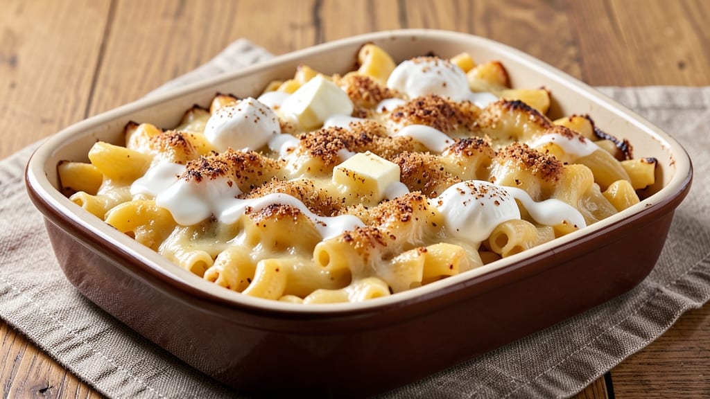 Baked Mac and Cheese Recipe: Crispy Breadcrumb Crown Over Gooey Cheese Rivers