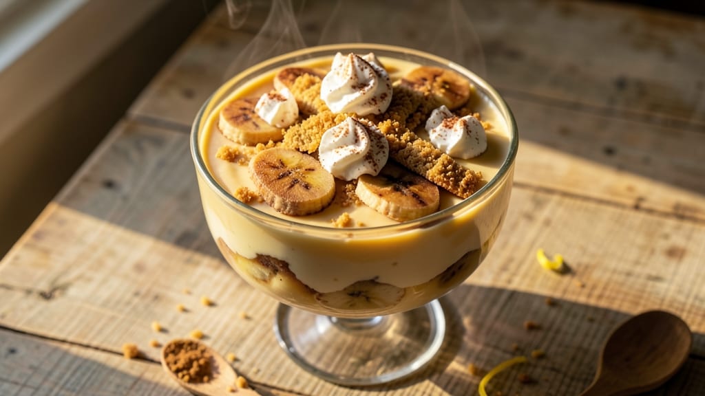 Banana Pudding Recipe With Cream Cheese and Chessmen Cookies: Layered Vanilla Cream Dream