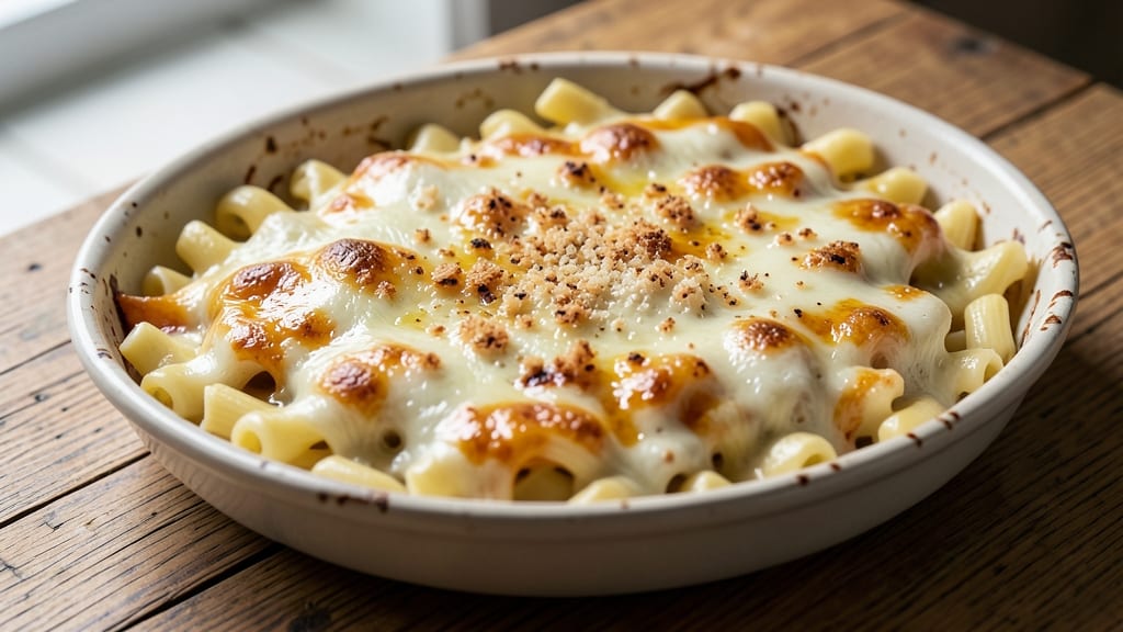 Alice Waters' Cheese and Pasta Gratin Recipe: Golden Crust, Silky Elbow Magic