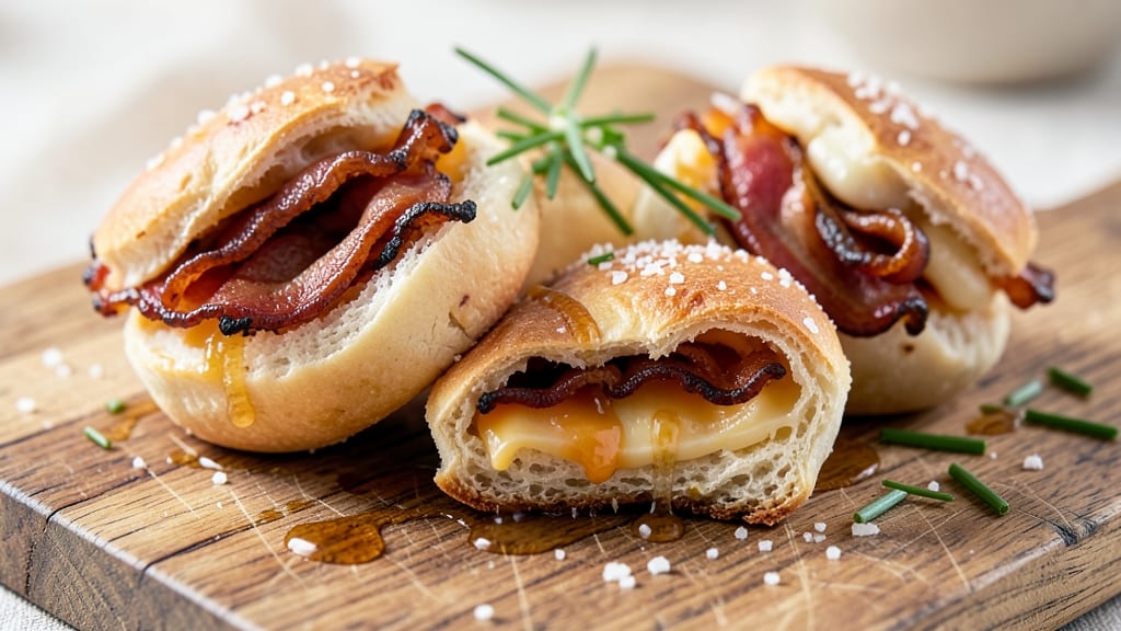 Bacon and Cheese Kolache Recipe: Flaky Pastry Hugging Smoky Bacon and Sharp Cheddar