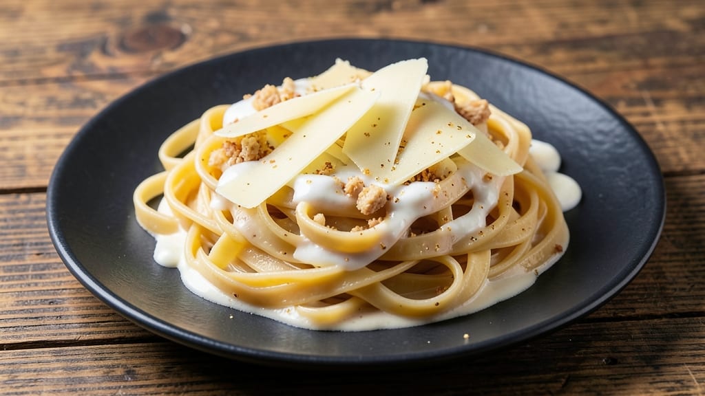 Alouette Cheese Pasta Recipe: Crispy Breadcrumb Crown Over Melty Swiss