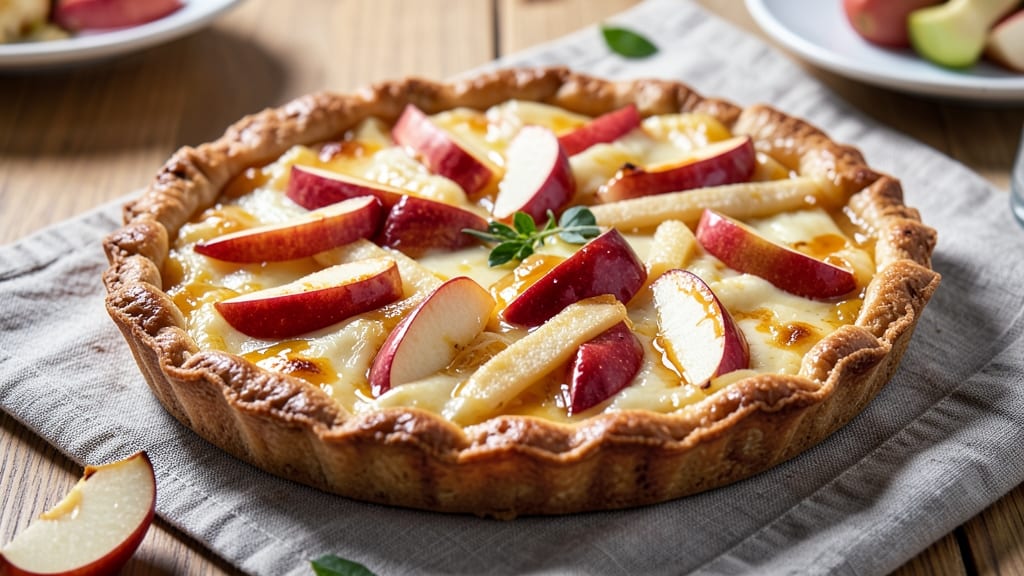 Apple Cheese Tart Recipe: Buttery Crust with Spiced Apple Filling