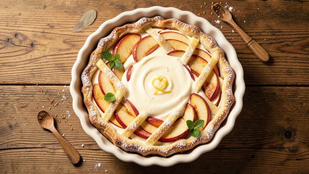 Apple Cream Cheese Tart Recipe: Flaky Crust With Spiced Apple Filling