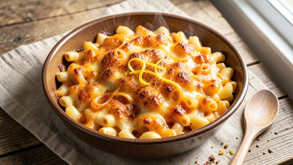 Baked Mac and Cheese Recipe with Cheddar Cheese Soup: One-Pan Crispy-Top, Gooey Core Masterpiece