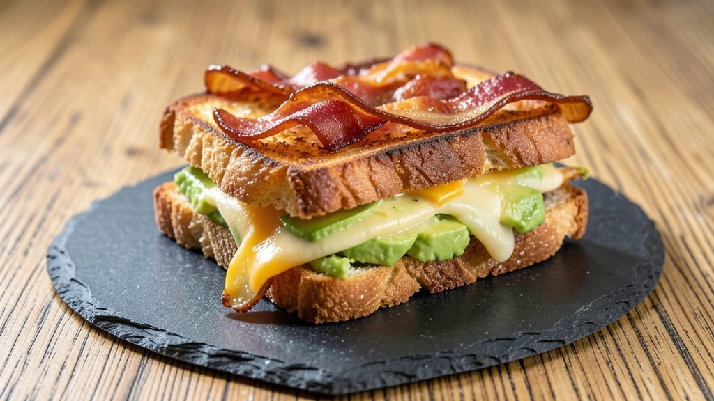 Bacon Avocado Grilled Cheese Recipe: Smoky Crunch Meets Creamy Avocado Layers