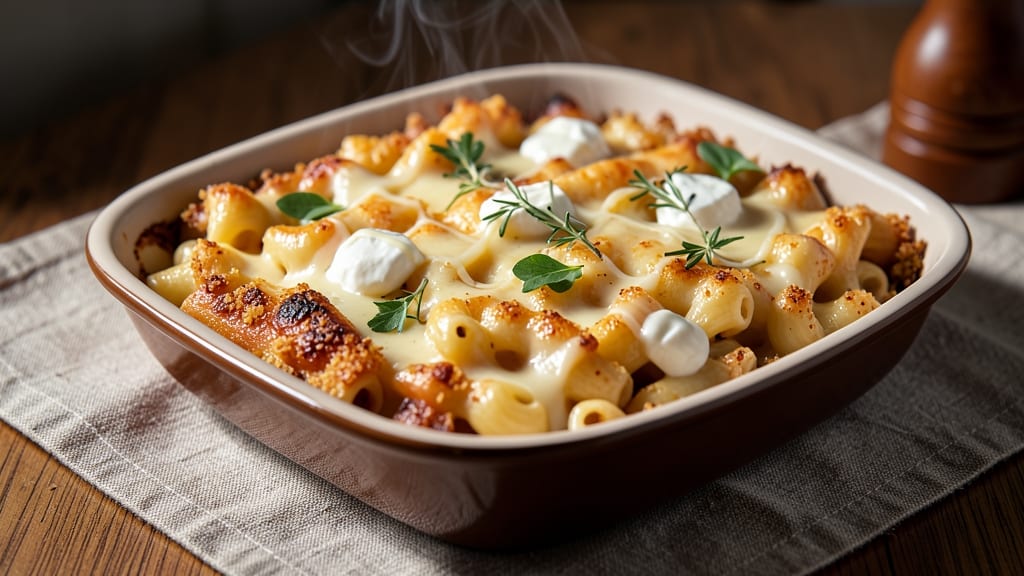 Baked Mac and Cheese Recipe with Cheese Sauce: Golden Crust, Unctuous Pull-Apart Layers
