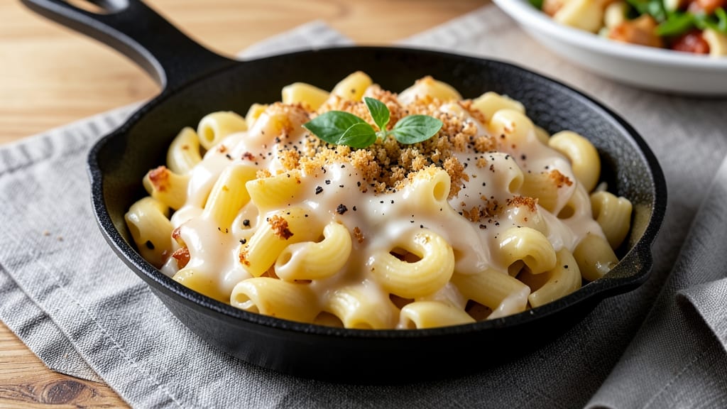 Anthony's Macaroni and Cheese Recipe: Triple-Cheese Velvety Swirls With Buttery Breadcrumbs
