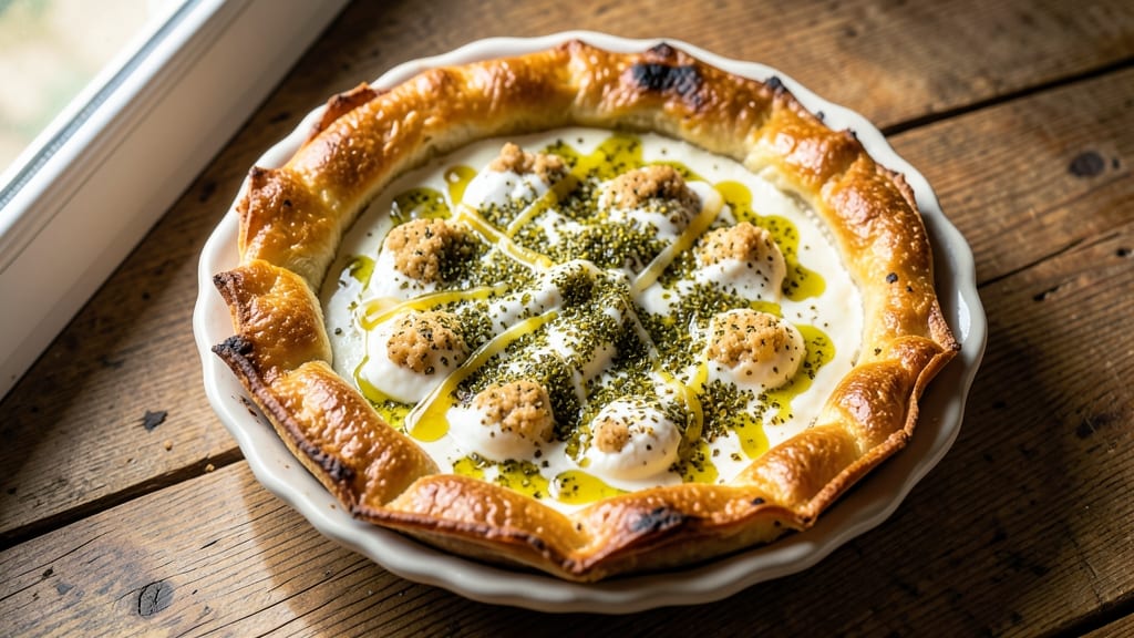 Arabic Cheese Pie Recipe: Flaky Phyllo Layers With Tangy Za'atar Crunch