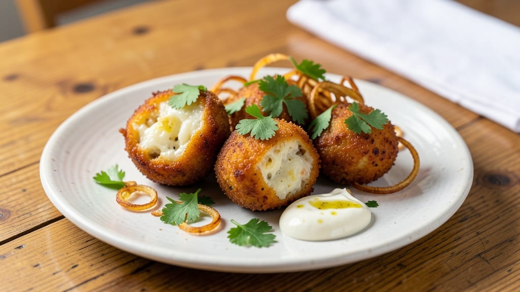 Aloo Cheese Balls Recipe: Crispy Potato-Cheese Bites With Herby Twist