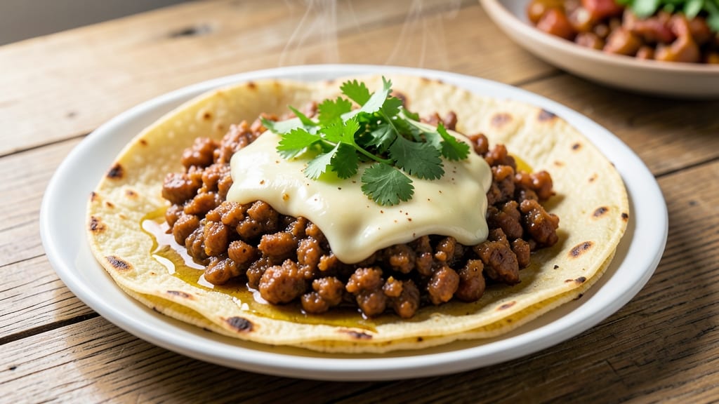 Bean and Cheese Breakfast Tacos Recipe: Crispy Tortillas With Melted Cheese Rivers