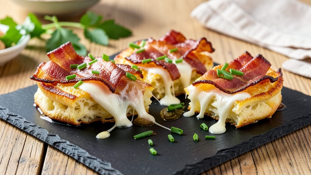 Bacon Cheese Omelette Bites Recipe: Crispy-Edged, Handheld Breakfast Magic