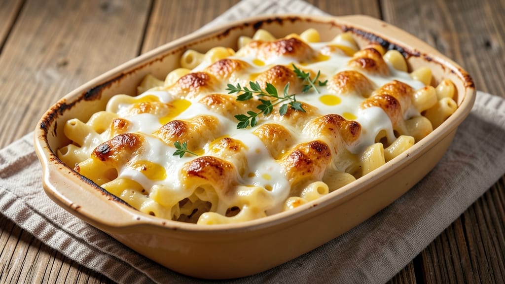 Baked Mac and Cheese Recipe with Whipping Cream: Ultra-Rich, Pull-Apart Luxe in One Pan