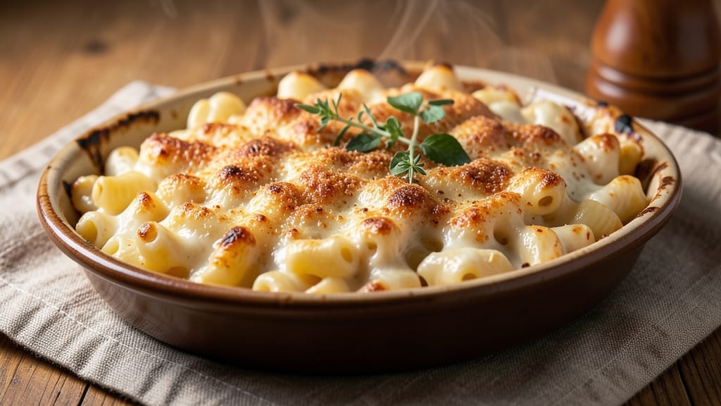 Baked Mac and Cheese Recipe for 10: One-Pan Crowd-Pleasing Crispy-Top Feast