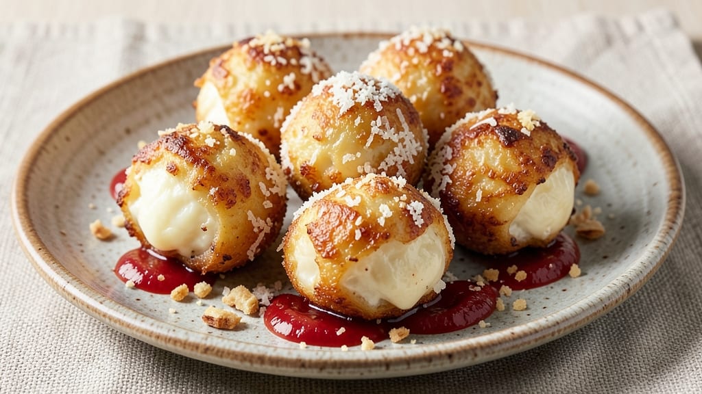 Baked Mozzarella Cheese Balls Recipe: Golden Crust Pull-Apart Magic