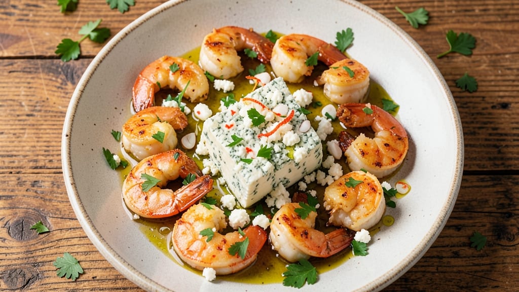 Baked Shrimp With Feta Cheese Recipe: Lemon-Garlic Crisp With Tangy Cheese Bites