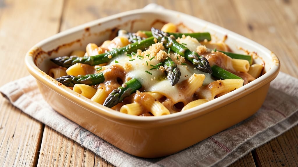 Asparagus Mac and Cheese Recipe: Spring Greens and Crispy Breadcrumb Bliss